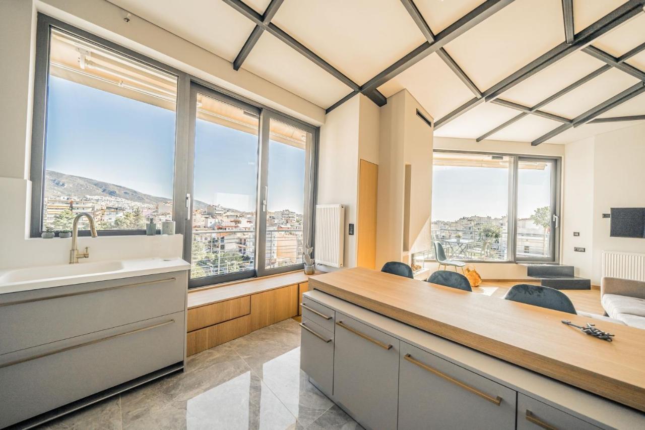 Sky Apartment Athen Eksteriør billede