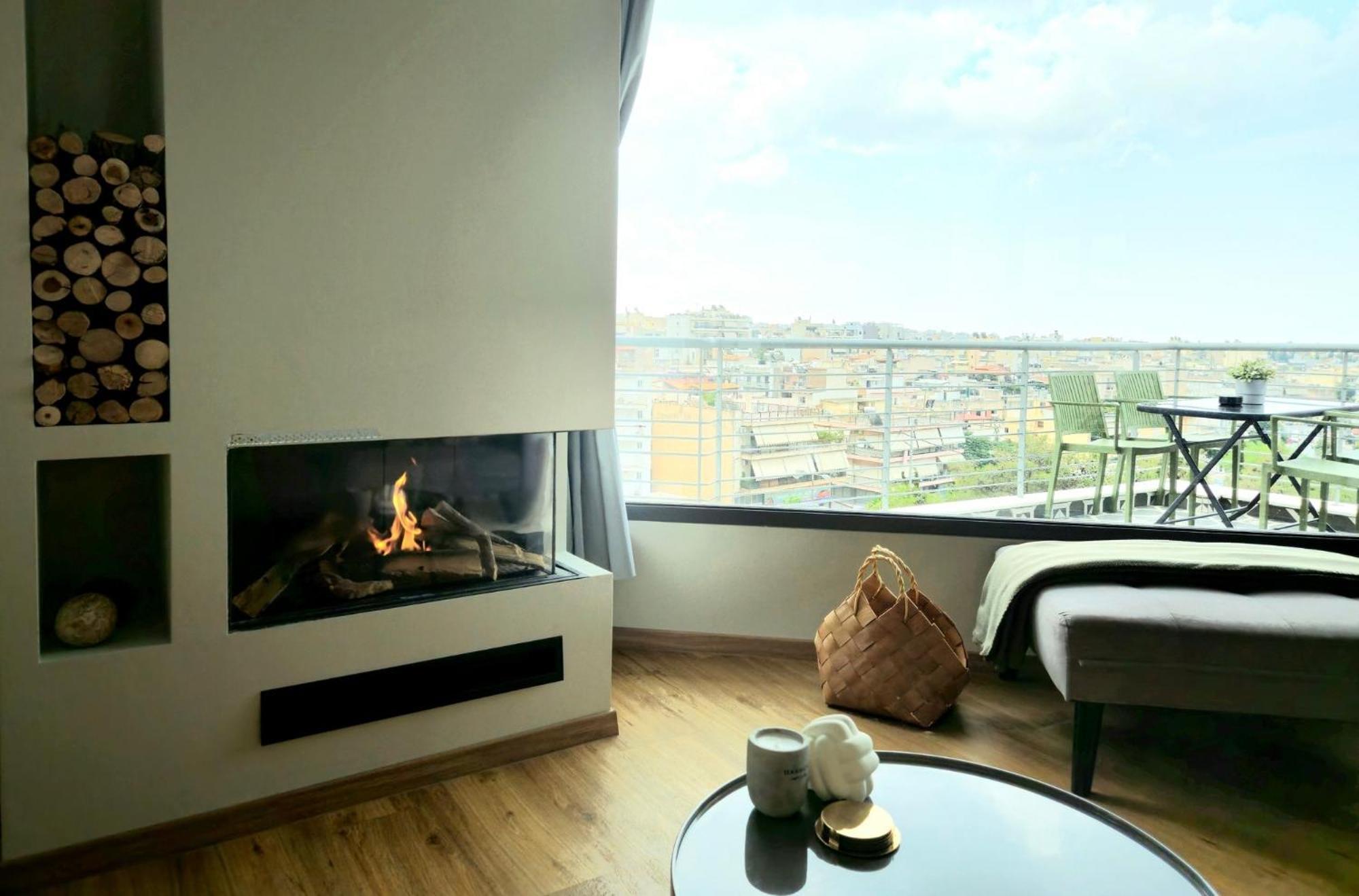 Sky Apartment Athen Eksteriør billede